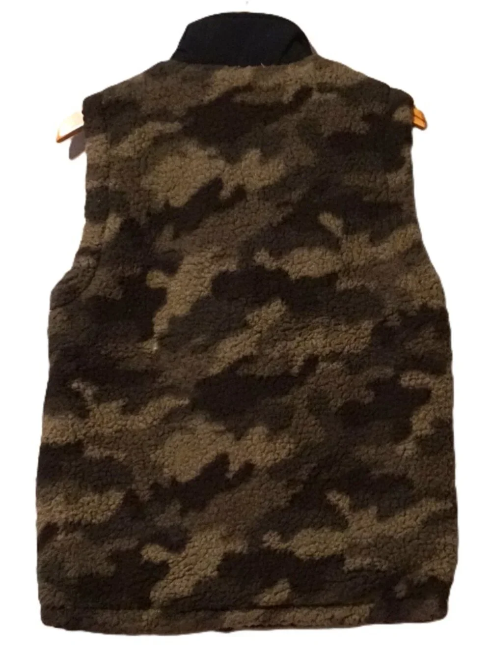 Champion Reversible Camo and Black Full Zip Vest Men’s Small